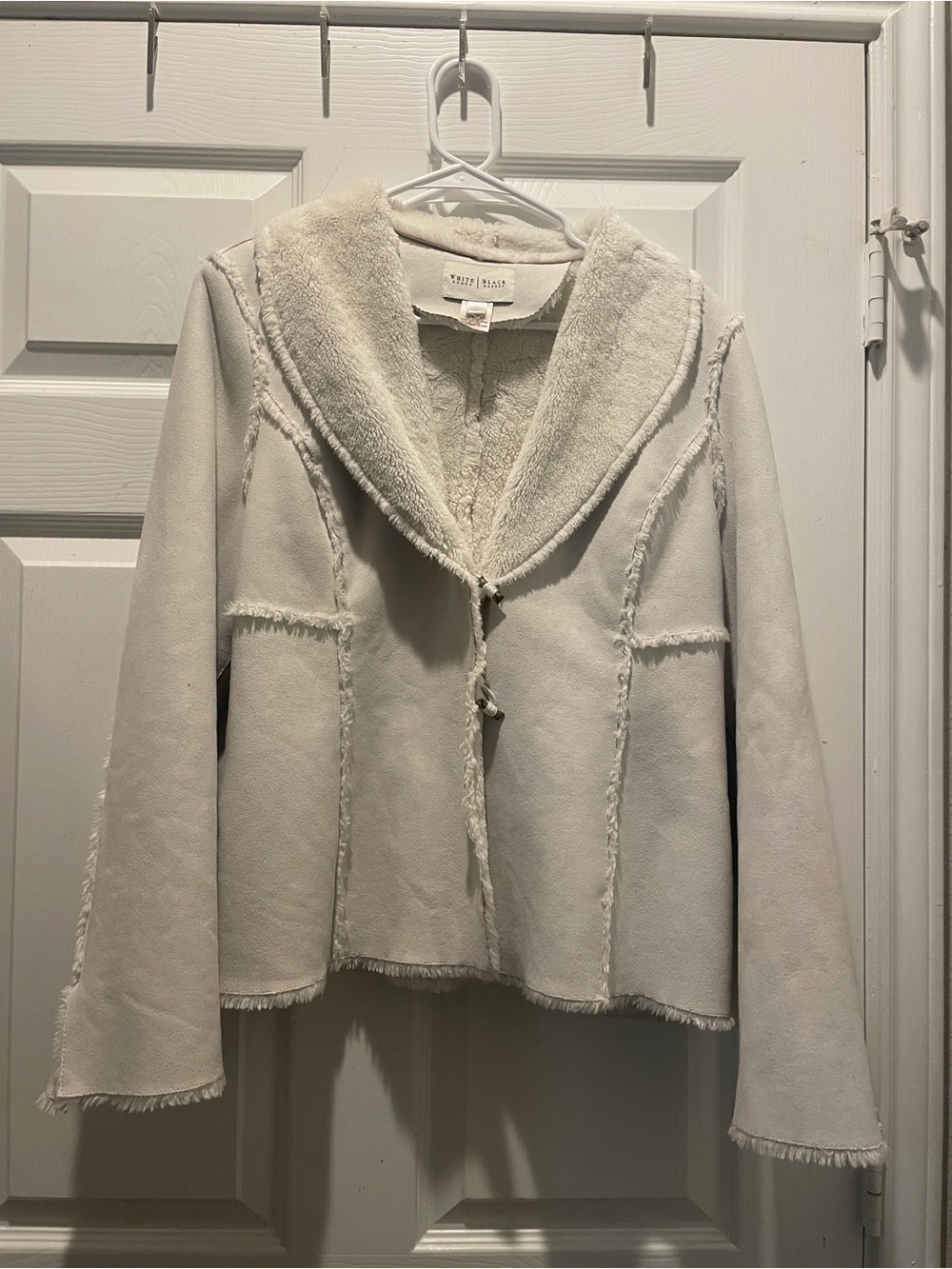 White Faux Jacket